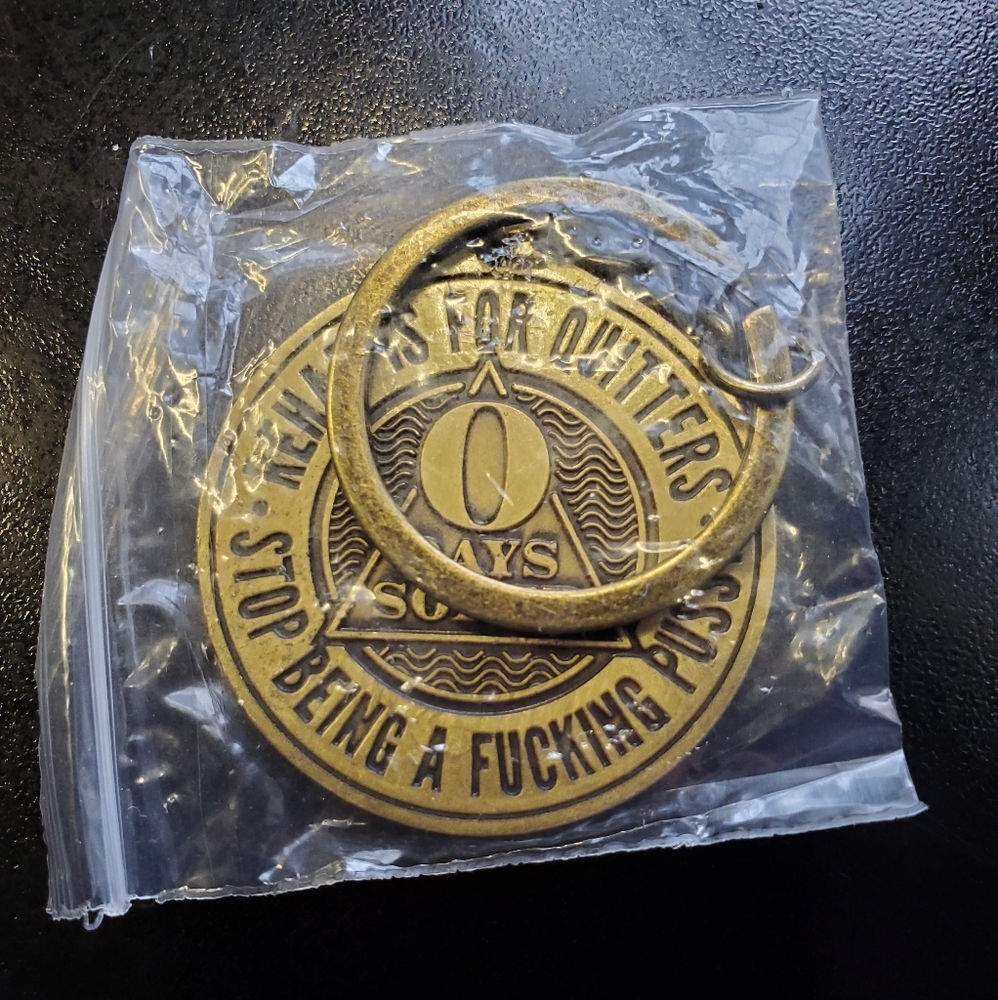 Assholes Live Forever Keychain